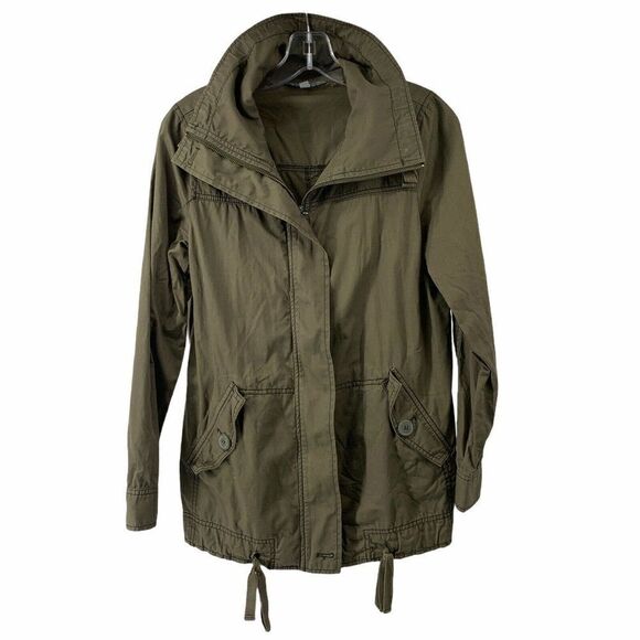 Army Green Lightweight Utility Jacket Size Small - Picture 2 of 7